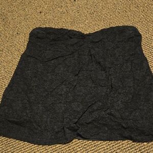 Torrid Black Strapless Lace Top Blouse  Plus